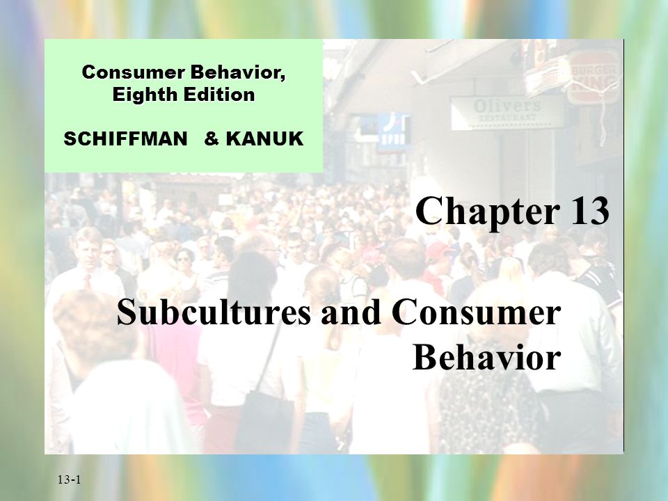 Schiffmann consumer behaviour chapter